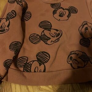 Mickey Mouse Brown Sweatshirt